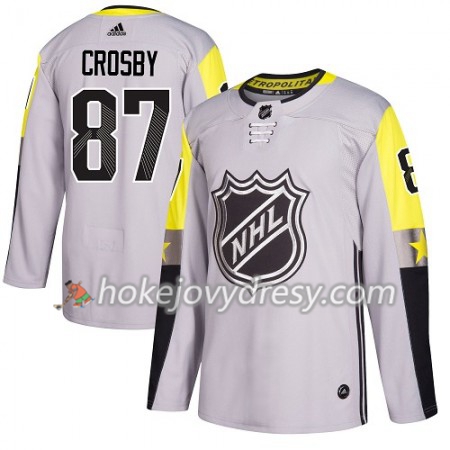 Pánské Hokejový Dres Pittsburgh Penguins Sidney Crosby 87 2018 NHL All-Star Metro Division Adidas Šedá Authentic